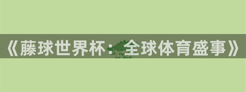 2026世界杯：《藤球世界杯：全球体育盛事》